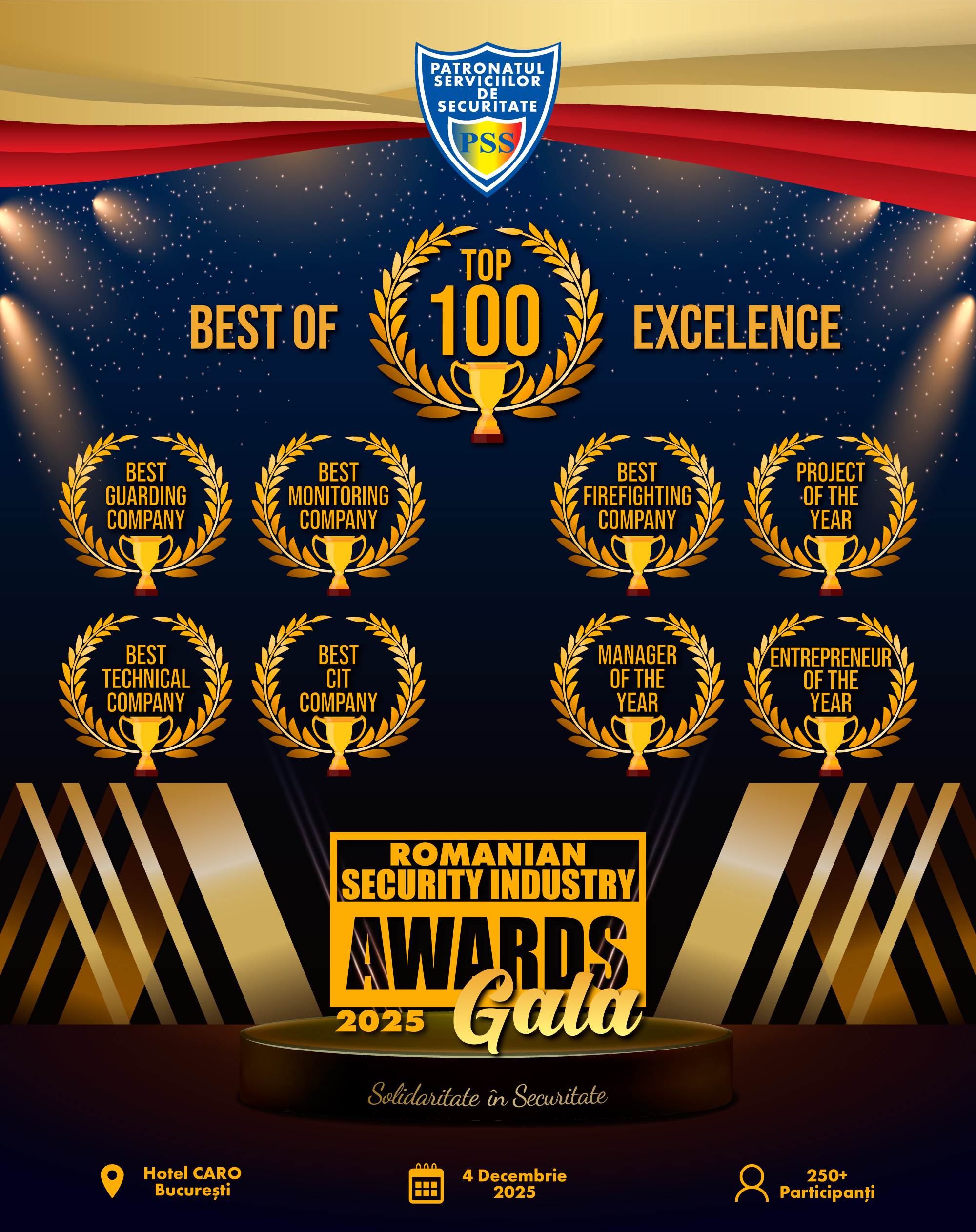 Poster Romanian Security Industry Awards Gala 2025